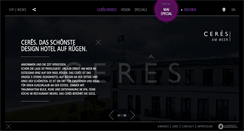 Desktop Screenshot of ceres-hotel.de