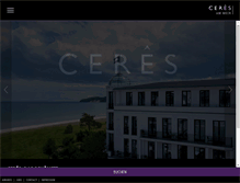 Tablet Screenshot of ceres-hotel.de